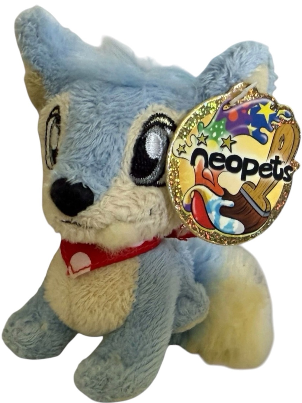 VTG 2004 Neopets Baby Lupe Plush Keychain Clip 4" Limited Too w/ Hang Tag Y2K